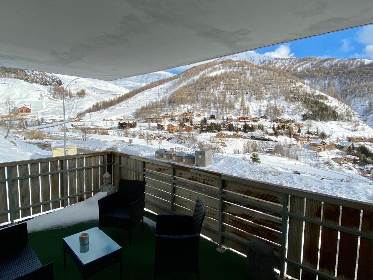 3 Pieces La Foux D Allos Vue Montagne Et Station Экстерьер фото